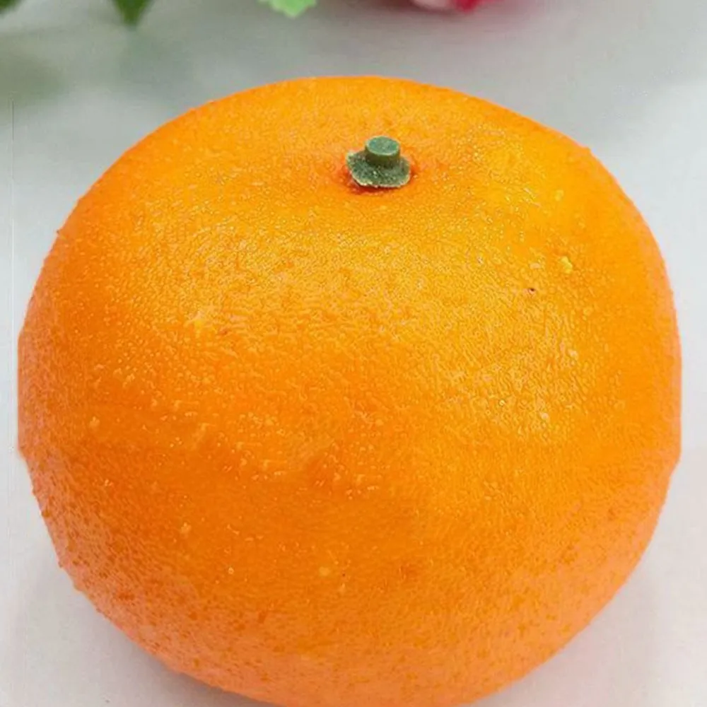 1 1 Pcs Fake Fruit And Lemon Ornaments Photography Sketch Props Simulation Orange Model Creative Light Fruit For Home Decoration - Цвет: 1