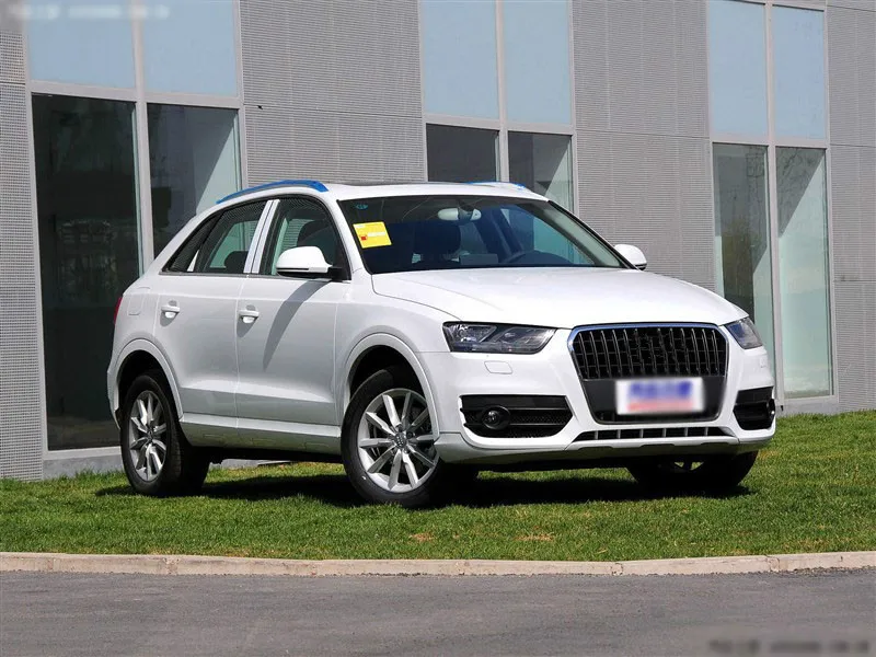 Для Audi Q3 2012 2013 Хромированная передняя противотуманная фара, крышка противотуманных фар, декоративная отделка ABS, тюнинг автомобиля, аксессуары