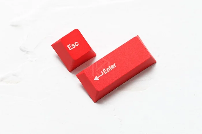 Red Esc Enter x1 Kpreпаблик 139 иврит корень синий голубой язык Вишневый профиль краситель Sub Keycap PBT для gh60 xd60 xd84 tada68 87 104 - Цвет: Red Esc Enter x1