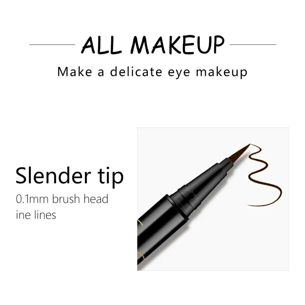 Billig Super Schwarz Wasserdicht Liquid Eyeliner Pencil Eye Liner Stift Dame Kosmetik Bilden Auge Marker Schönheit Essentials Eyeliner Kontur