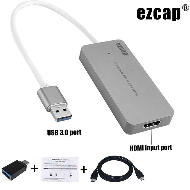 USB 3 0 1080P HDMI кабель видео Запись карты запись игры потоковая трансляция в прямом