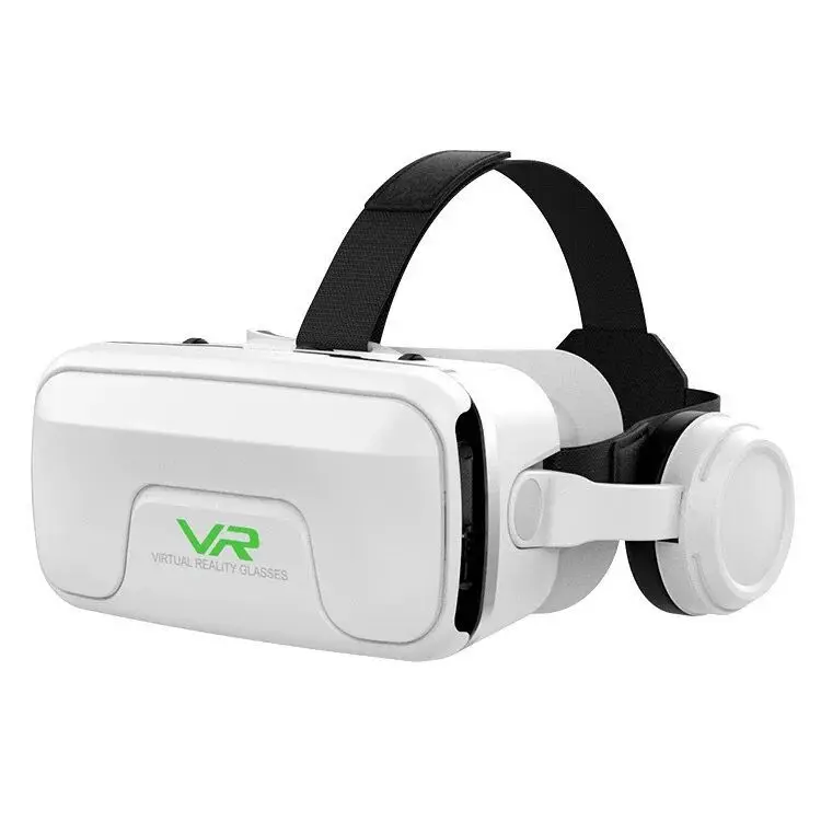 earphone version 7G VR очки 3D виртуальной реальности захватывающие умные очки android Поддержка 4,7- 6 дюймов смартфон pu кожаный чехол для лица - Цвет: earphone version