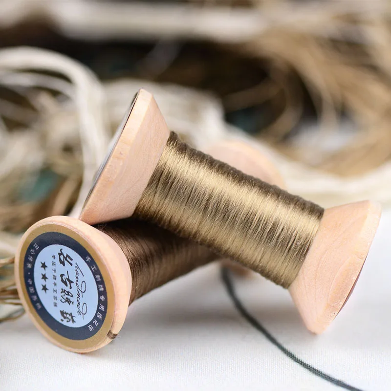 20 meters hand embroidery silk thread per blue brown | Дом и сад