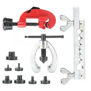 

Double Brake Line Flaring Tool With Tubing Cutter Car Repair Set