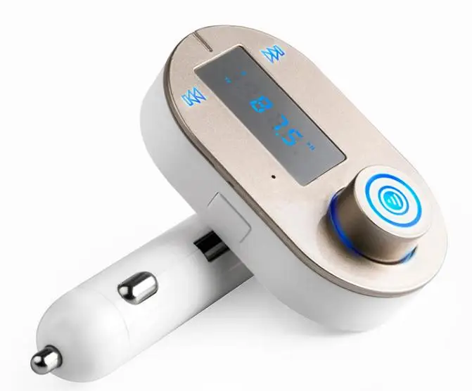100 шт Универсальный T9S Автомобильный MP3-плеер беспроводной Bluetooth Fm 3 цвета FM автомобильный комплект USB зарядное устройство для iPhone samsung
