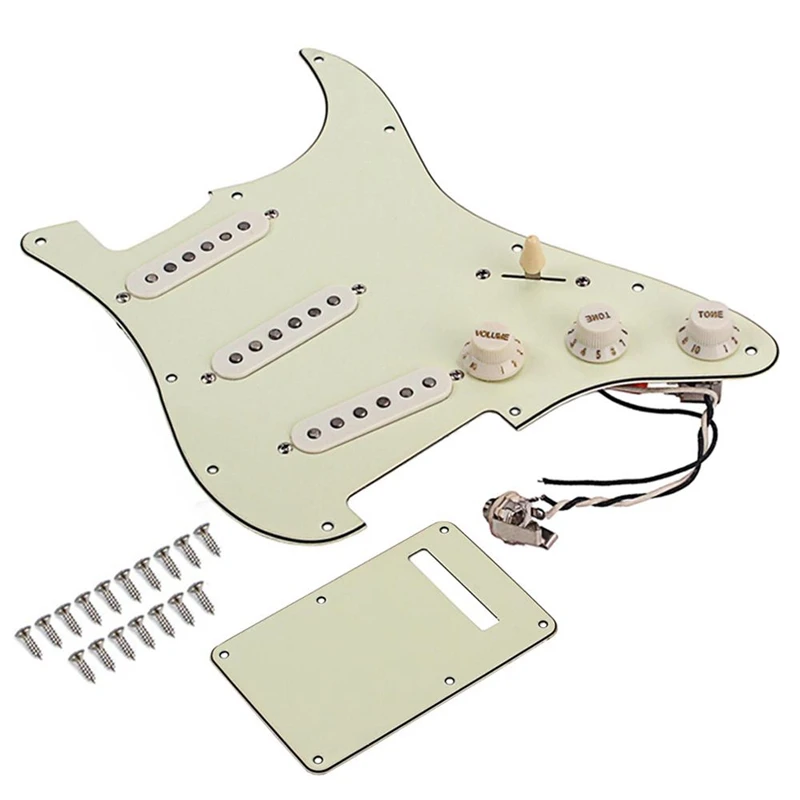 Предпроводные Sss Pickguard Alnico V Пикапы Для струнной гитары|Детали и аксессуары для