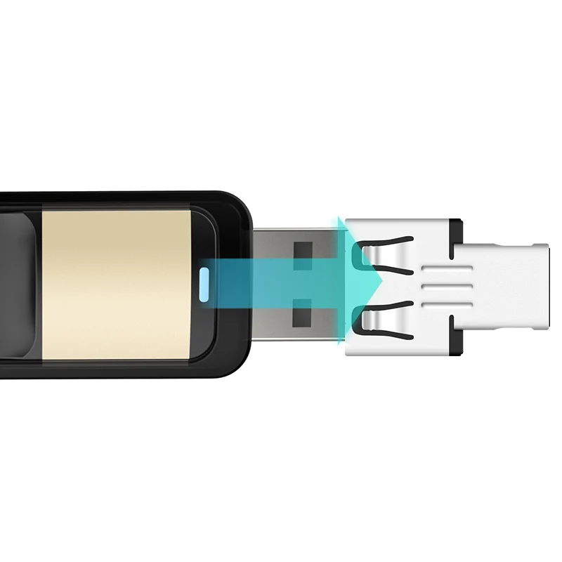 Ginsley адаптер USB type C к USB2.0 адаптер Thunderbolt 3 type-C адаптер OTG кабель для Macbook pro Air samsung S9/10 USB OTG