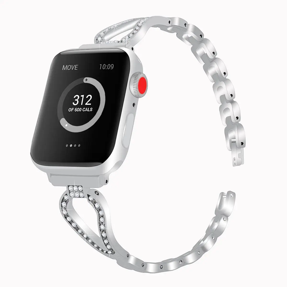 Silver Для Apple iWatch Series 5 40 мм металлический ремешок из нержавеющей стали, открытые сменный Браслет для iWatch Series 5 Band 40 мм - Цвет: Silver