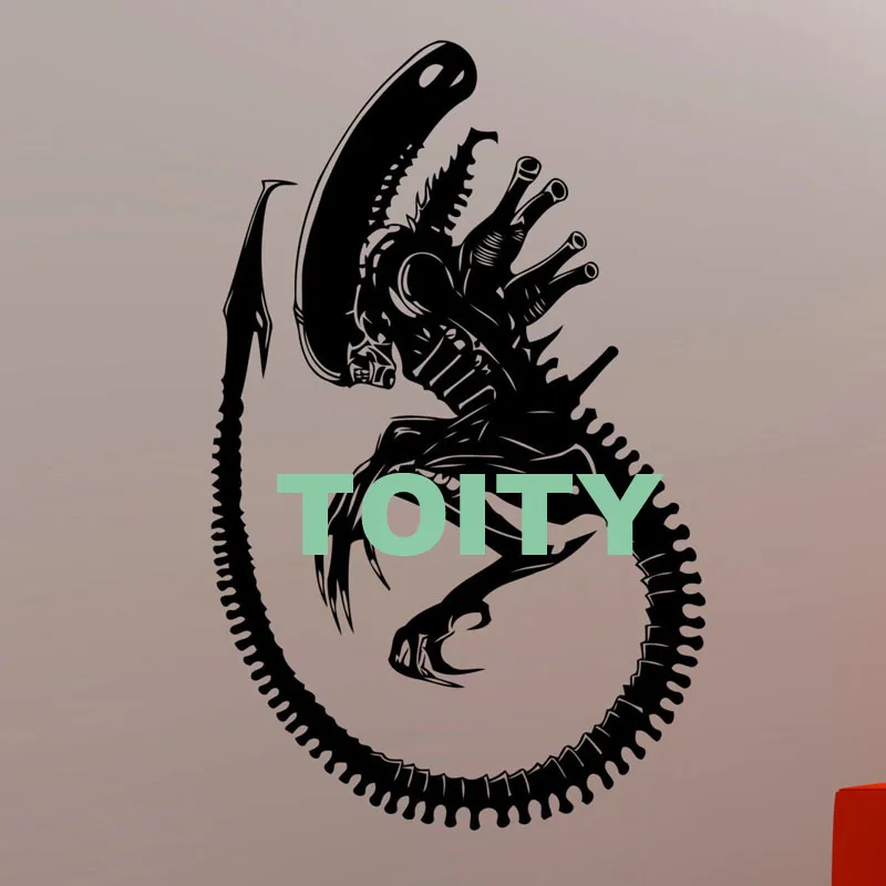 H91cm x W57cm 29 дизайнов, Инопланетянин, наклейка на стену, 1979, фильм, Xenomorph, плакат, виниловая наклейка, для дома, детской комнаты, декор интерьера, в общежитии, студия, художественная Фреска - Цвет: H91cm x W57cm