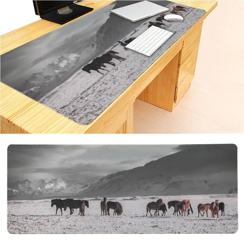 300x700x2mm Большой коврик для мыши Pentiums horse, компьютерный коврик для компьютера размером 30x90x0,2 см, игровые коврики для мыши - Цвет: 300x700x2mm
