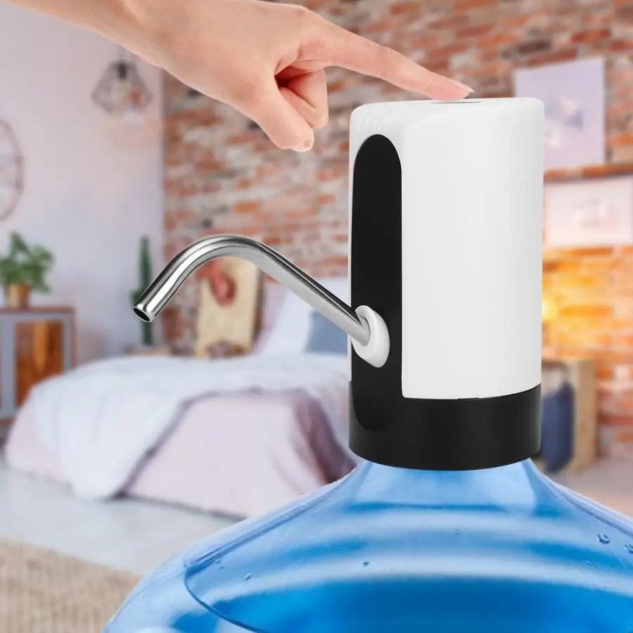 Мини домашняя бутылка для воды насос usb зарядка автоматический насос для питьевой воды портативный Электрический диспенсер для воды дозатор для бутылки