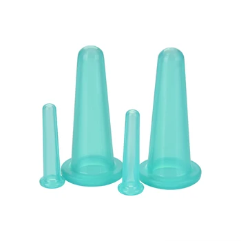 

8 Pcs/2 Set Silicone Vacuum Cup Face Massager Anti Cellulite Suction Cupping Cup Massage Body Slimming Anti-Wrinkle Cupping Set