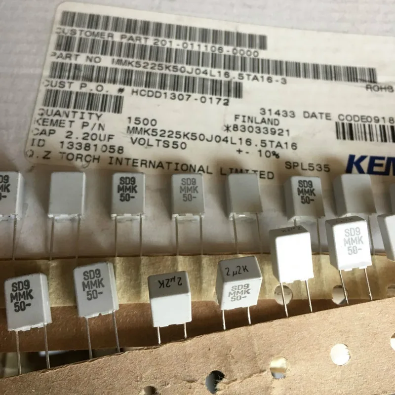 10 шт. Новый EVOX MMK5 2 UF 50V p5mm пленочный конденсатор MMK 225/50V аудио 225 горячая Распродажа