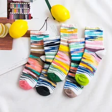 3 пары#1#18#28 Индивидуальные женские носки осень-зима G Q1001