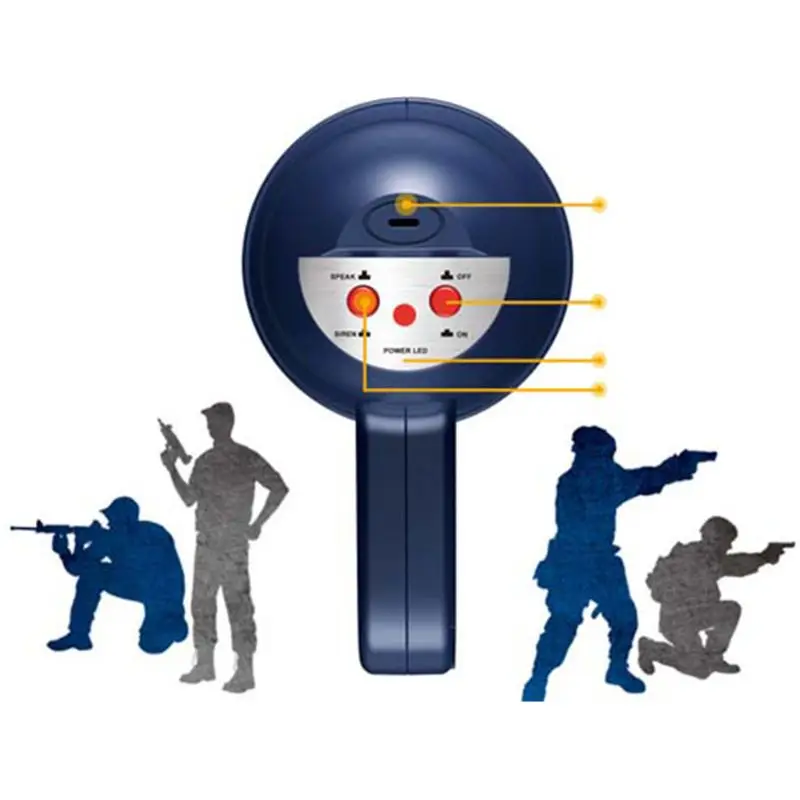 Megaphone for Kids Pretend Props for Kids Children Voice Changer Officer ToysFireman Hat Costume 5