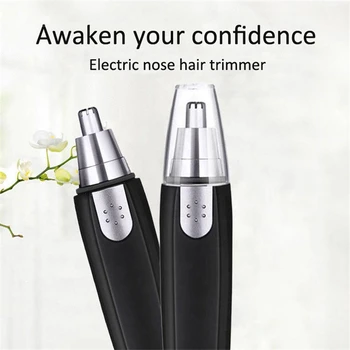 

Electric Nose Hair Razor Portable Waterproof Rotation Blade Ear Nose Eyebrow Beard Trimmer Beauty Care Face For Man And Woman