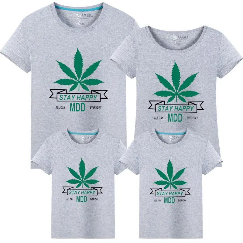 Г. Летняя Повседневная футболка с милым принтом медведя семейный образ, модные Семейные Комплекты Одежда для мамы, сына, папы и дочки - Цвет: gray