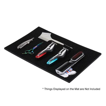 

Salon Silicone Styling Tools Mat Heat Resistant Mat Tray for Curling Irons Flat Irons Straighteners Flexible Nonslip Salon Mat