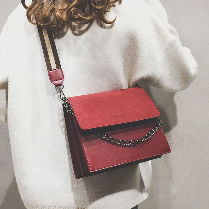 

Louis Brand Women's Bag Female Crossbody Bag Ladies Retro Chain Handbag Top-handle Bags Tote Hand Womens Wide Strap Shoulder Bag