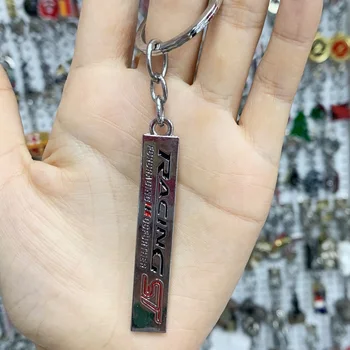 

Metal ST logo keychain RACING emblem Car keyring for ford focus 2 3 fiesta ranger fusion auto accessories