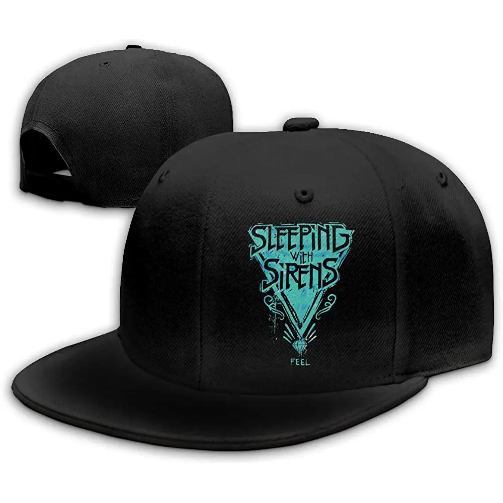 USHYDDB Спящая с СИРЕНАМИ металлическая рокпопулярная хип-хоп бейсболка для всех черная