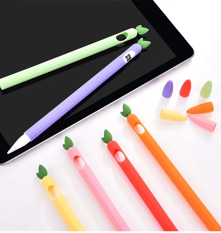 Чехол для Apple Pencil Pen 1 2 универсальный цветной чехол iPad карандашей нескользящий