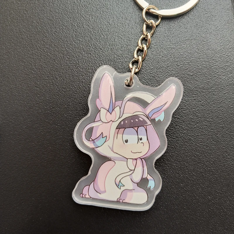 6 шт./компл. аниме Новинка Osomatsu San г н Matsuno Karamatsu Ichimatsu Portachiavi брелок для ключей|keychain
