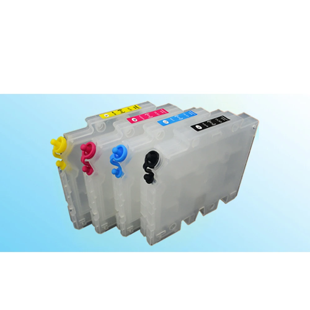 4x GC31 перезаправляемый картридж для Ricoh e2600 e3300 e3300n e3350n e5050n e5500 e5550n e7700 gx7500 принтер с чипом