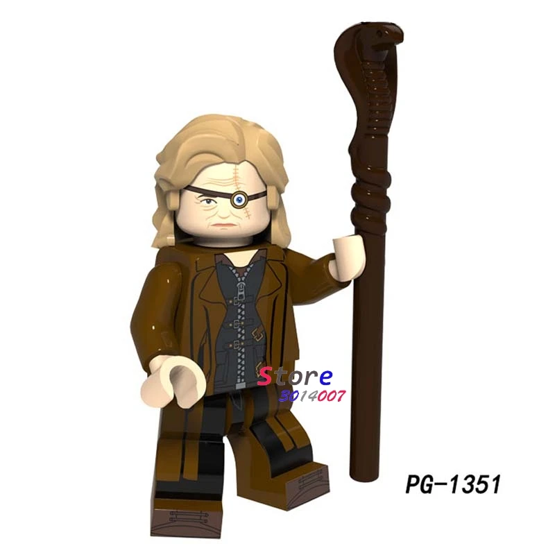 Один строительный конструктор, волшебный фильм, Alastor Moody Quirinus Quirrell Moaning Myrtle Malfoy Cedric, коллекция игрушек для детей - Цвет: PG1351
