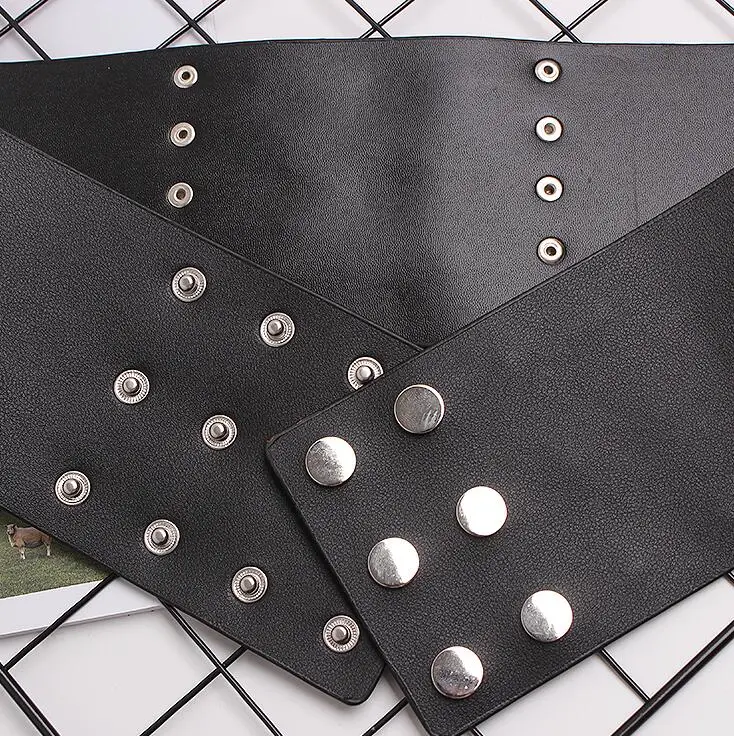 Women's runway fashion diamonds pu leather bandage Cummerbunds female Dress Corsets Waistband Belts decoration wide belt R1915