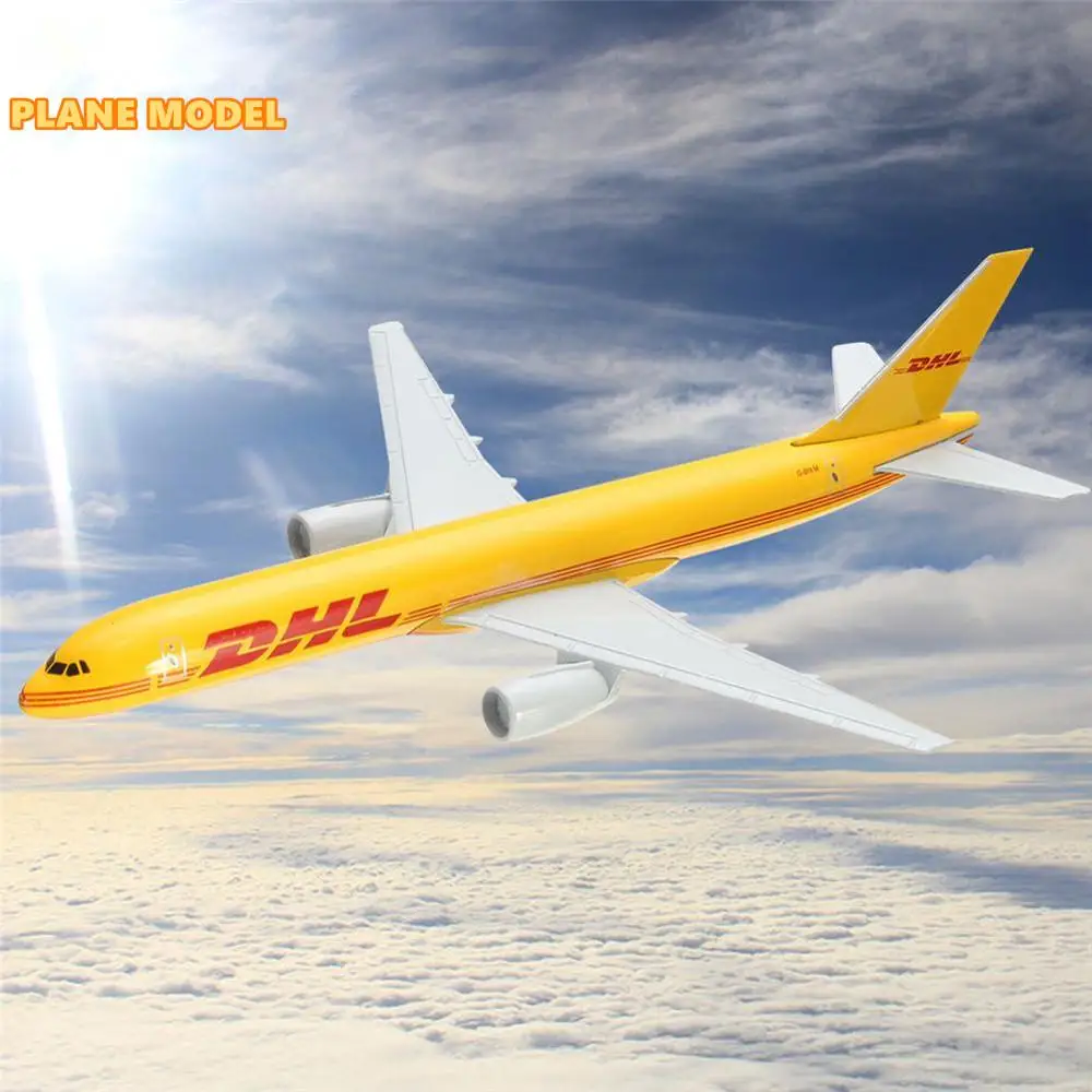 DHL B757 карго 16 см металлическая модель самолета Модель с трёхмерными чертёжами