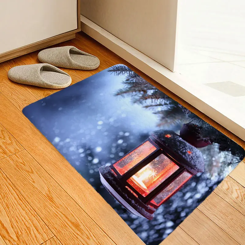 Творческий 3D напечатание рождественское ковры коврики для прихожей коврик для Спальня Гостиная коврик для кухни, ванной, Противоскользящие коврики