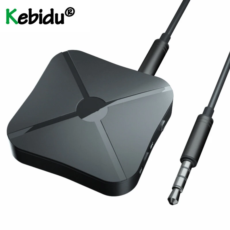 

Kebidu 2 IN 1 KN319 Bluetooth 4.2 Receiver Transmitter Bluetooth Wireless Adapter Audio With 3.5MM AUX Audio For Home TV MP3 PC