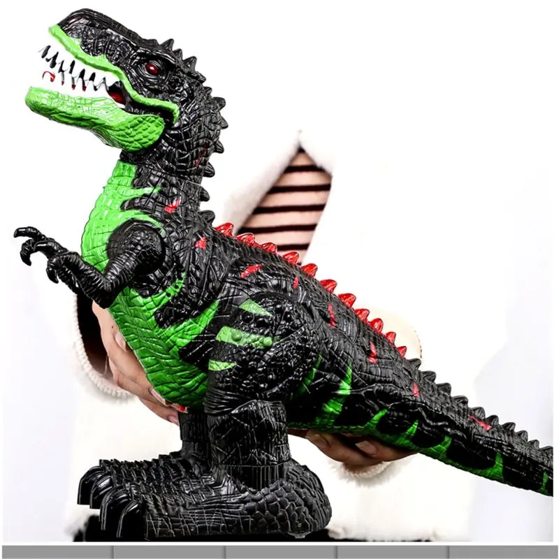 

Remote Control Dinosaur for Kids Electronic RC Toys Educational Walking Tyrannosaurus Rex Dinosaur with Lights Sounds Rotation