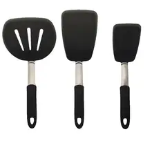 Hot 3Pcs Non Sticky Cooking Turner Spatula Shovel Kitchen Cookware Omelette Pancake Pastry Turner Frying Pan Accesorries 123