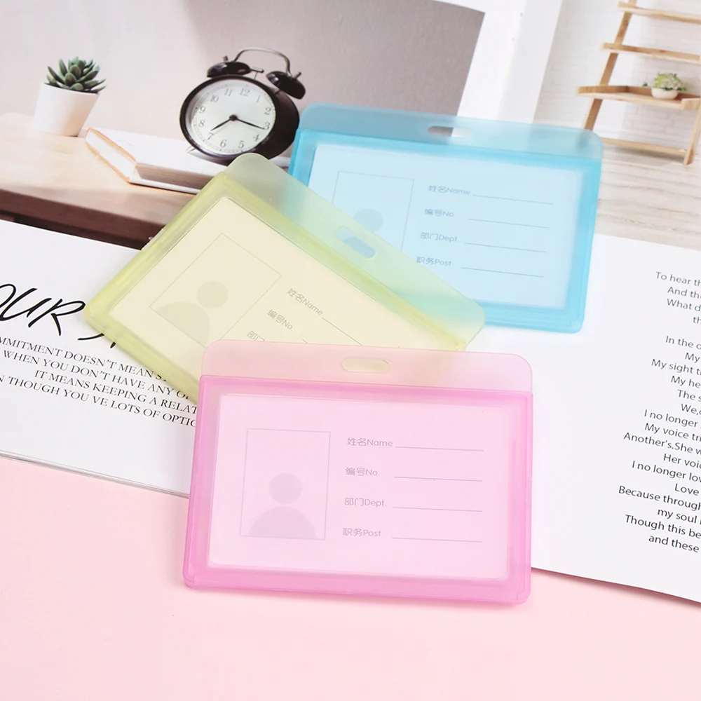 Купить New Key ID Name Work Card Case Durable Badge Holder Hospital Nurse School Entrance Guard Chest Office Supplies  Багаж и сумки | Card  ID Holders (4000083399633)