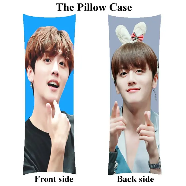 pillowcover Kpop сенсационное ощущение 9 только наволочка для тела девушка бойфренд ча ни Янг Бин длинный Чехол для подушки Чехол - Цвет: pillowcover