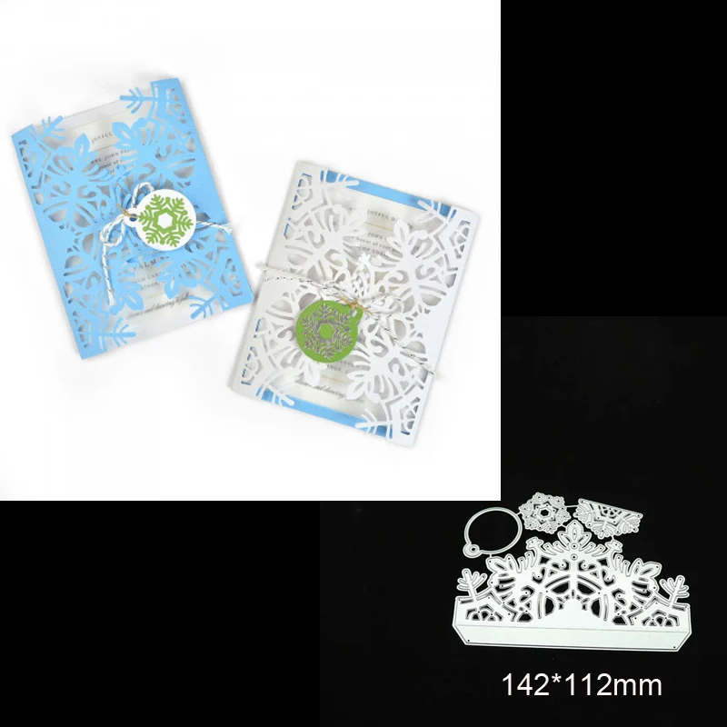 2052 Snowflake Border Cutting Dies