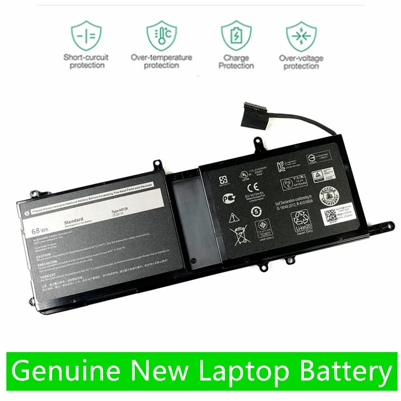Оригинальный 15 2 в 68Wh 99Wh оригинальный 0546FF 44T2R 546FF 9NJM1 Аккумулятор для ноутбука DELL