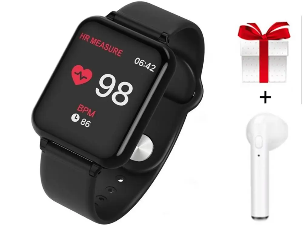 B57 CY05 IWO 8 Смарт-часы для мужчин и женщин, фитнес-часы, умные часы, пульсометр, кровяное здоровье для HUAWEI, samsung, sony, Xiaomi, Android Phone - Цвет: B57 black i white
