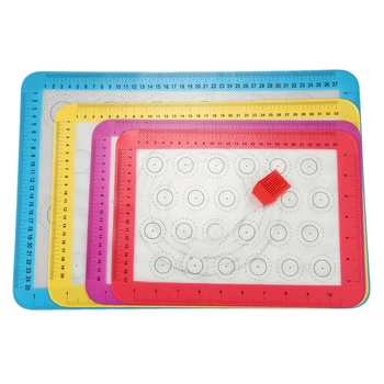 

4Pcs Multipurpose Silicone Baking Mats Non-Slip Washable Reusable Baking Tray Heat-Resistant Cooking Bakeware Mat