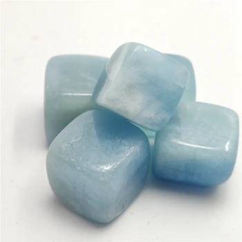 

Natural Cube Blue Aquamarine Stone Crystal Rock Gemstone Mineral Specimen Natural Stone Crystal Feng Shui Health Healing Crystal