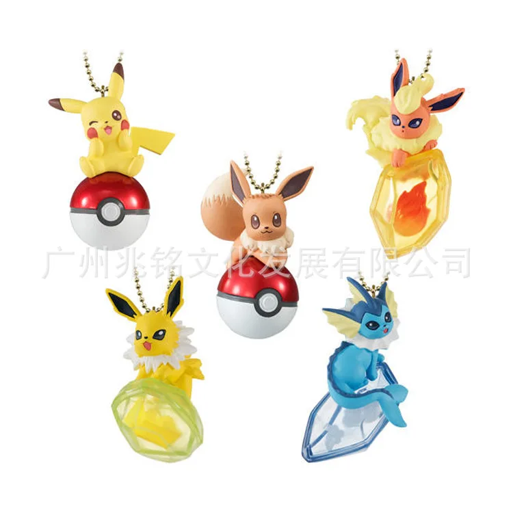 Pokemon Pet Elf Покемон Пикачу Ибрагимович Капсульная игрушка брелок подвеска