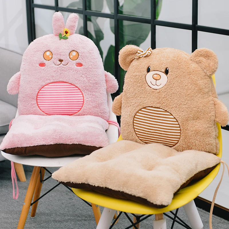 

Meditation Cartoon Design Cushion Couch Pillows Office Thickened Joint Cushion Smiley Face Disassembly Chair Cushions For Home
