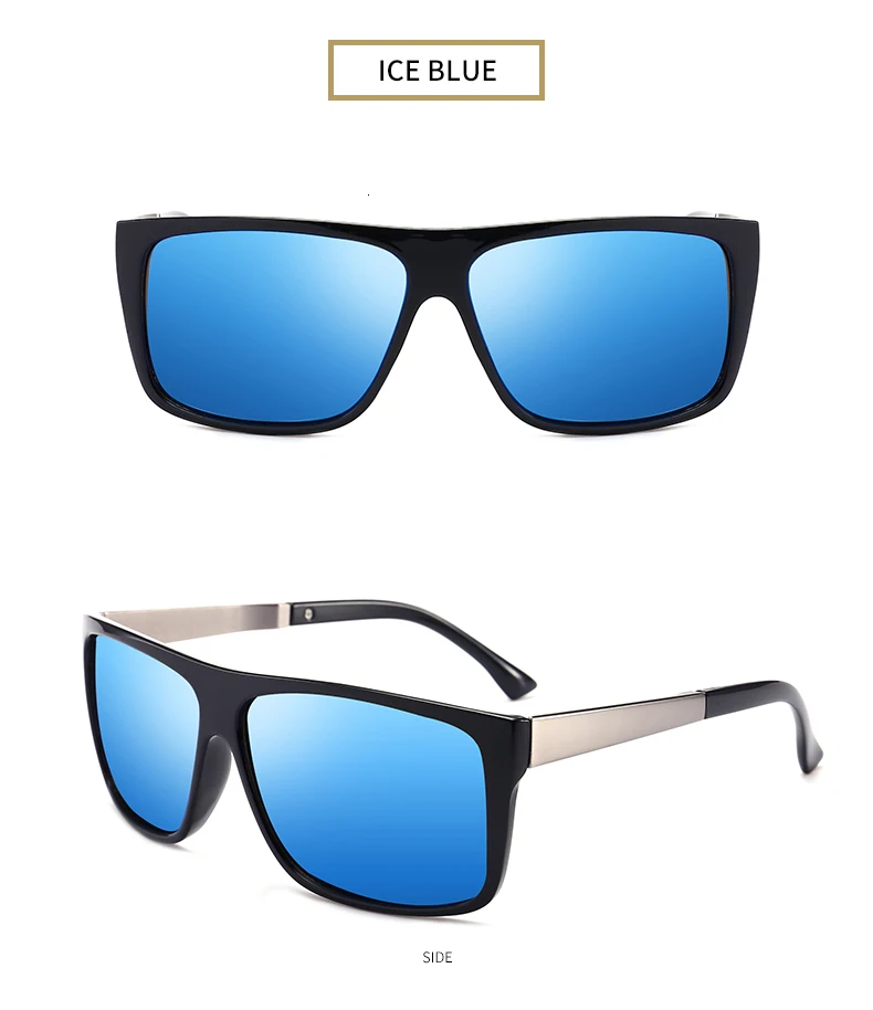 Классические поляризационные Винтажные Солнцезащитные очки, мужские Модные ретро очки для вождения, фирменный дизайн, зеркальные солнцезащитные очки, солнцезащитные очки, UV400