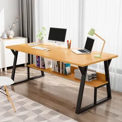 Bureau d'ordinateur moderne pour ordinateur portable, paire de chaises et de Tables pour personnel, bureau à domicile, mobilier de Table pour salon 