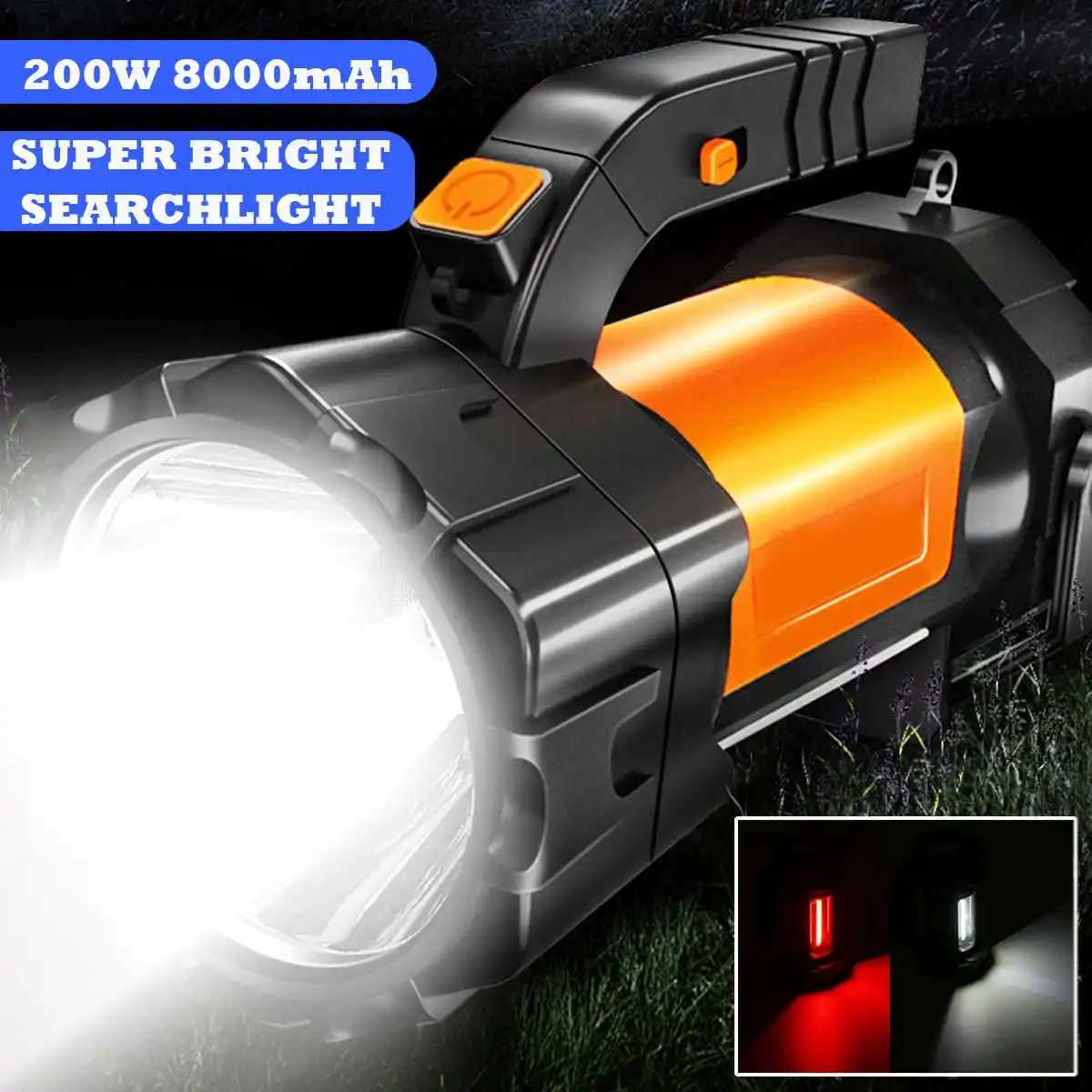 Суперъяркая мощная светодиодная USB вспышка поисковые фонарики боковой ночник