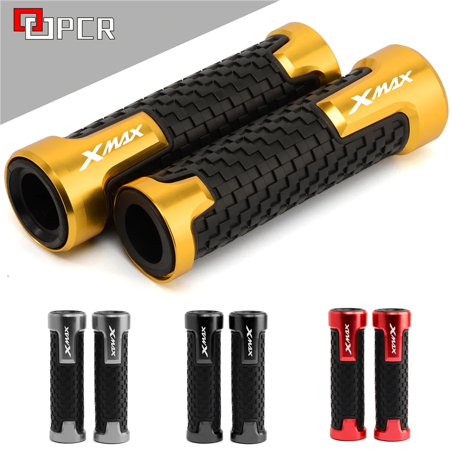 Новинка с логотипом x max Gold для yamaha xmax300 Xmax 125 300 250 400 7/8 дюйма ручки Захваты Руля
