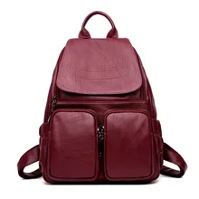 Поколение жира Южная Корея женский рюкзак кожаная сумка женская Осень стиль Женская сумка овчина студенческий рюкзак