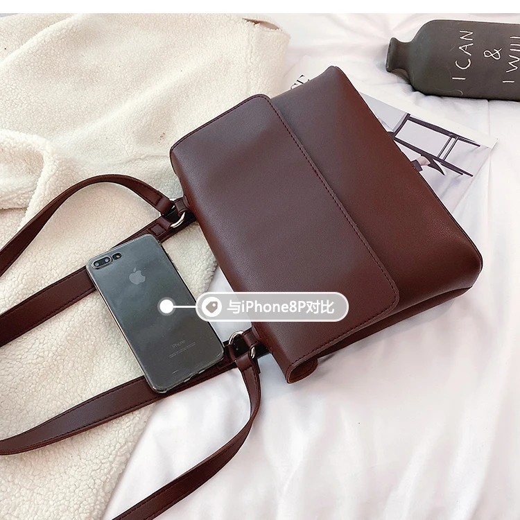 iVog New Arrival Everyday Female Small Shoulder Messenger Handbag Geometric vuiton Black Hand Bags for Women
